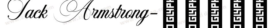 Jack Armstrong字体转换